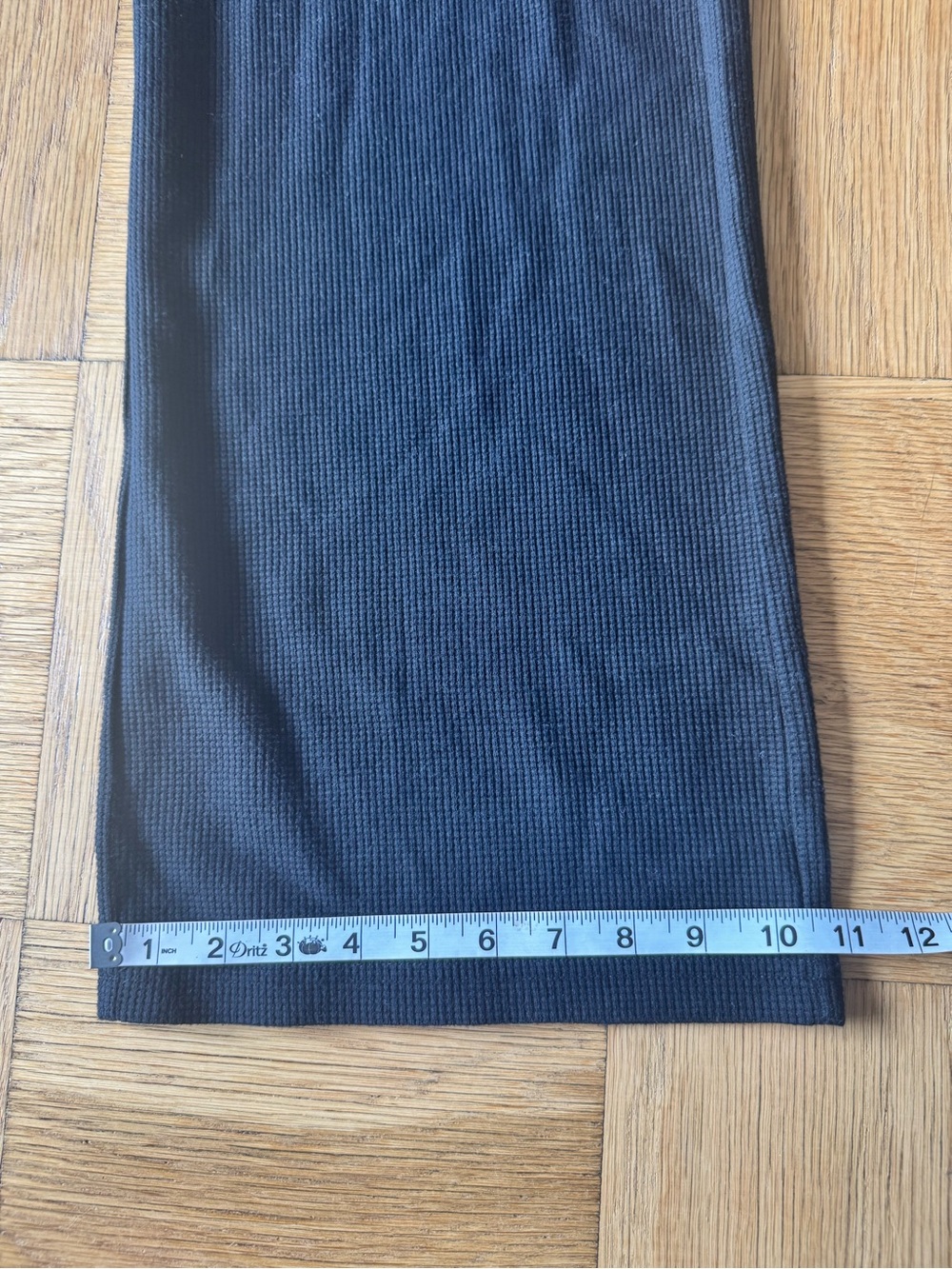 Comfrt Waffle Knit Lounge Pants XL Pajama Cozy Casual Black Elastic Waist - Picture 8 of 8